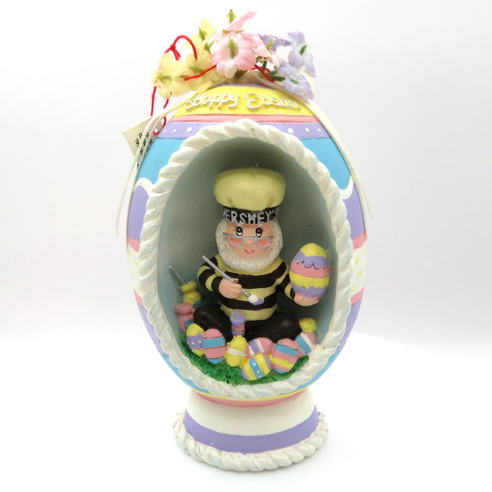 Kurt Adler Hersheys World Collectible Easter Figurine, Happy Easter 2002